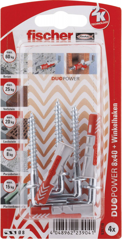 купить Fischer DUOPOWER Duebelset 40 mm  535219 1 Set