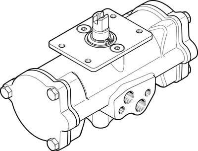 купить FESTO Schwenkantrieb 552870 DAPS-0030-090-R-F03-CR