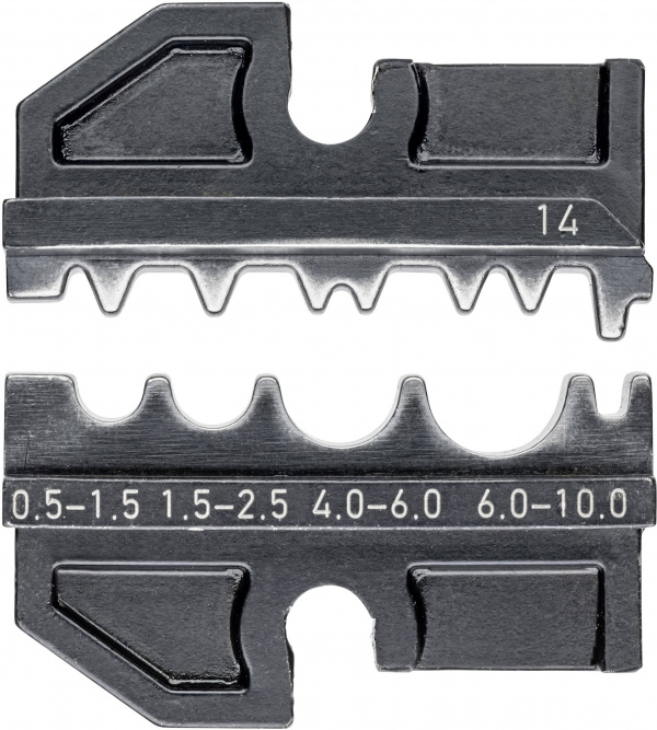 купить Knipex  97 49 14 Crimpeinsatz Unisolierte Quetschv