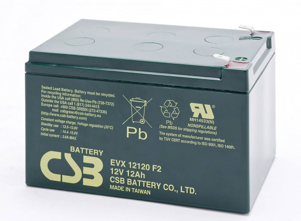 купить CSB Battery EVX 12120 EVX12120F2 Bleiakku 12 V 12