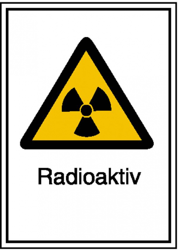 купить Warn-Kombischild Radioaktiv  Aluminium (B x H) 210