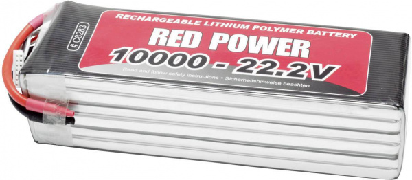 купить Red Power Modellbau-Akkupack (LiPo) 22.2 V 10000 m