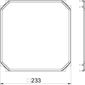 купить Уплотнитель плоский для регулируемых кассетных рамок FD 9 QNK2 OBO 7407109