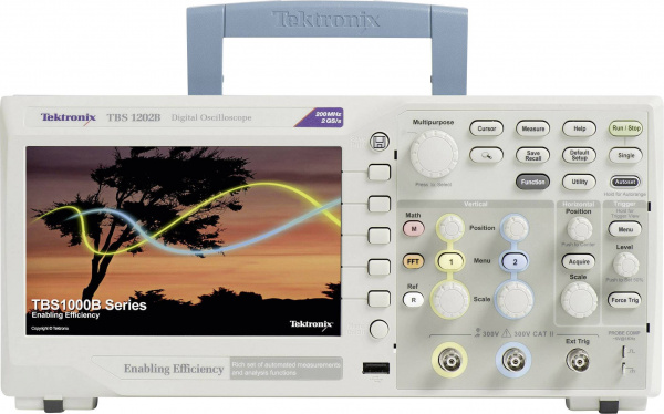 купить Digital-Oszilloskop Tektronix TBS1202B 200 MHz 2-K