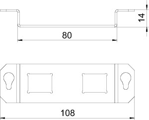 купить Пластина монтажная для лючка GE2F тип C MTGE2F 2C сталь OBO 7407843