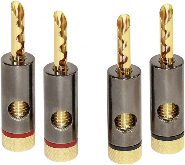 купить Dynavox 206436 Bananenstecker-Set 4 St.