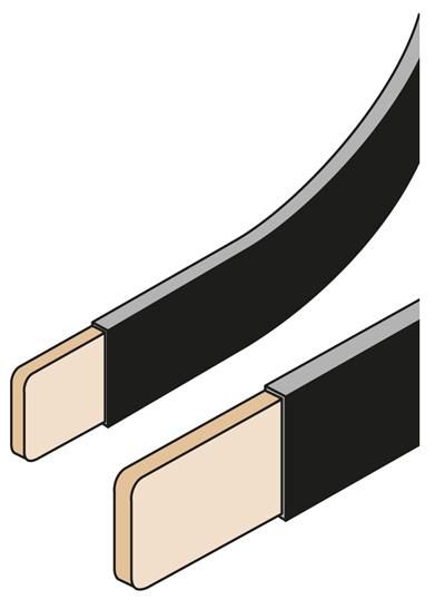 купить Шина медная гибкая 20x3мм 250A l=2м (2шт)