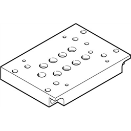 купить CPV14-VI-P4-1/8-B Festo Многоканальная пневматическая плита