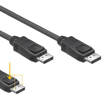 купить Q7151874 Schrack Technik DisplayPort Kabel, DP20 Stecker - Stecker, 3m