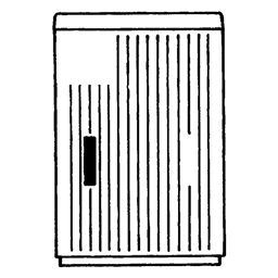 купить 843150 General Electric EH3/AP 0 kit-form cabinet with anti fly posting surface 875x590x320