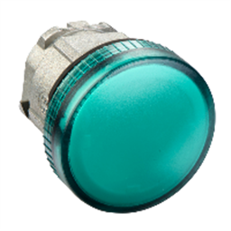 купить ZB4BV03 Schneider Electric Зеленая контрольная головка O22 с прозрачной линзой для лампы BA9s