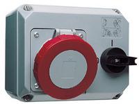 купить Розетка 32А 2P+E с выкл. и мех. блокировкой IP67 ABB 2CMA167848R1000