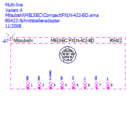 купить 130741 Mitsubishi RS422 Interface module