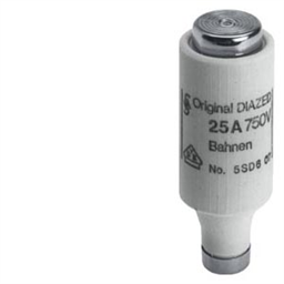 купить 5SD607 Siemens DIAZED FUSE-LINK 750V DC RAILROAD PROPERTY PROTECTION / CHARACTERISTICS FAST ACTING SIZE DIII, E33, 25A