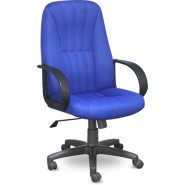 купить Кресло UP_EChair-624 TTW ткань синяя, пластик
