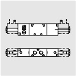 купить 7040021600 Metal Work 70 series valve electro-pneumatic couplings 3/8" 5/2 slave bistable