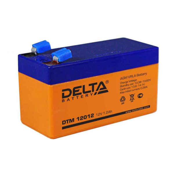 купить Аккумулятор 12В 1.2А.ч. Delta DTM 12012