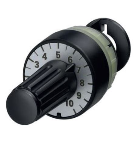 купить MSZX1011 Schrack Technik Potentiometer-Knopf, Skala 1…10, 6mm Achse