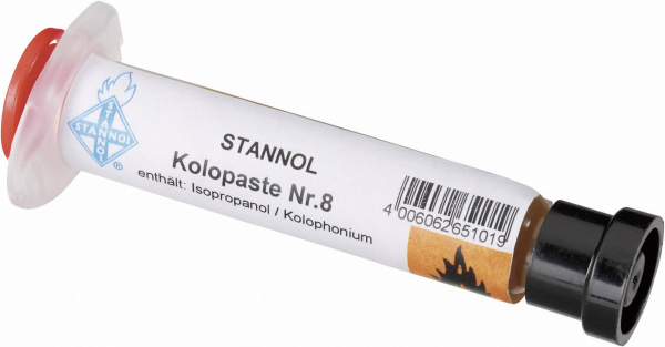 купить Stannol Nr.8 5CC Kolophonium Inhalt 4 g F-SW 32