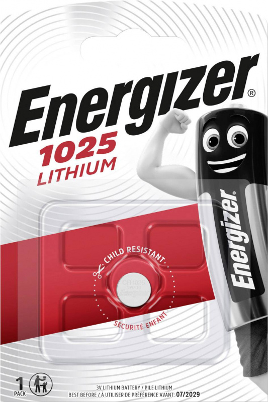 купить Energizer CR1025 Knopfzelle CR 1025 Lithium 30 mAh
