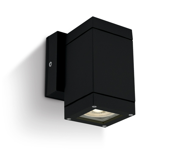 купить LID15358 Schrack Technik Cube 1-WL LED, 35W, MR16, GU10, 100-240V, IP54, schwarz