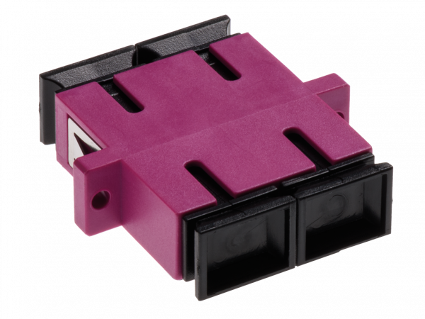 купить HELK000023 Schrack Technik Standard SC-Duplex Kupplung MM Polymer Hülse Violett