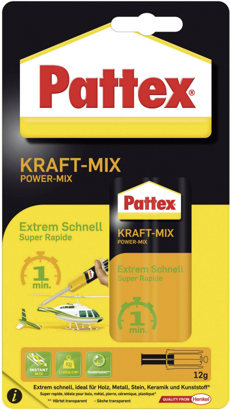 купить Pattex KRAFT-MIX Zwei-Komponentenkleber PK6SS 12 g