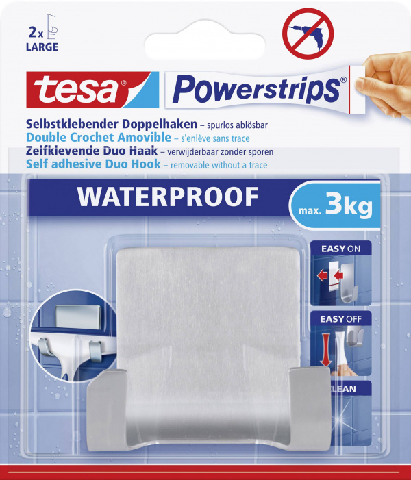 купить tesa 59710 tesa PowerstripsВ® Waterproof Duohaken