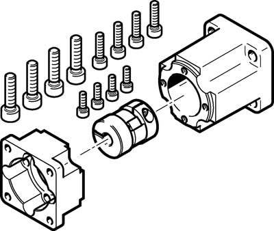 купить FESTO Axialbausatz 1081659 EAMM-A-D19-28A    1 St.