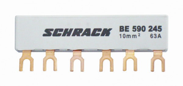 купить BE590245 Schrack Technik Verschienung für 2xBE5 45mm Gabel