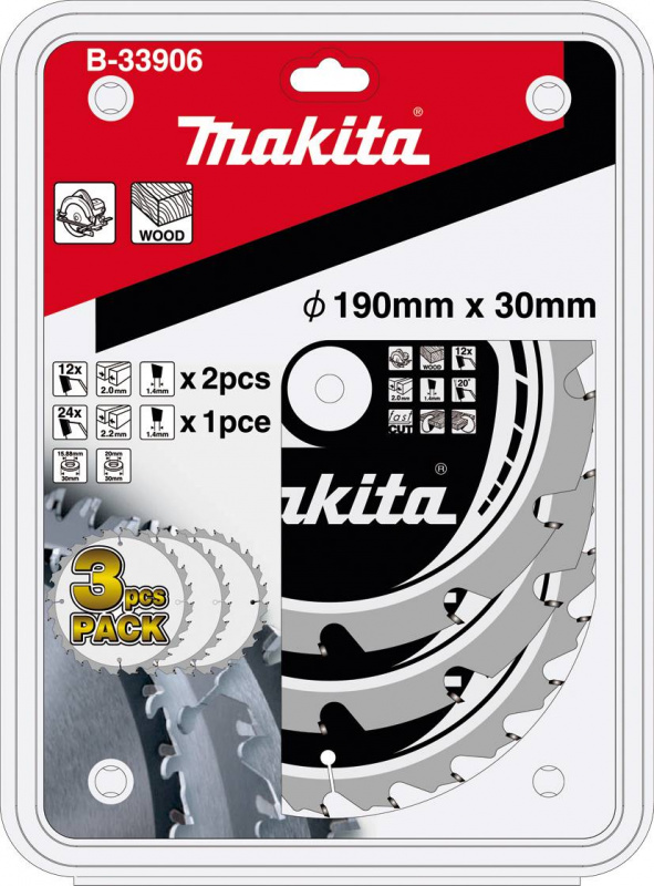 купить Makita  B-33906 Kreissaegeblatt-Set 190 x 30 x 1.4