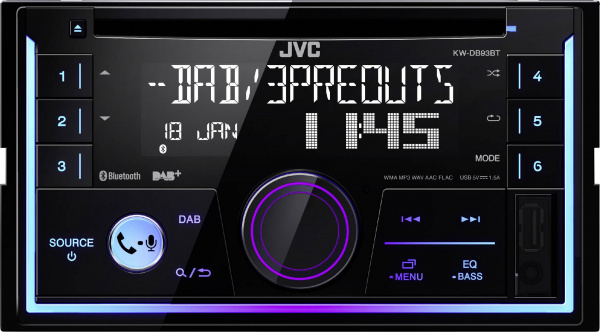 купить JVC KWDB93BT-ANT Doppel-DIN Autoradio inkl. DAB-An