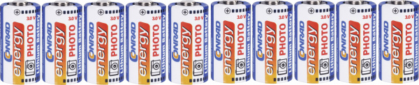 купить Conrad energy CR123 Fotobatterie CR-123A Lithium 1