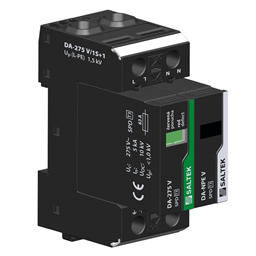 купить 8595090000000 Saltek single-phase surge protection connected in the 1+1 mode for TN and TT systems, installation close to protected equipment / 63 A, pluggable modules / T3 (CSN EN 61643-11 ed.2)