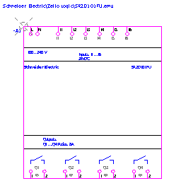 купить SR2D101FU Schneider Electric ZELIO LOGIC 10 E/A 240VAC / ZELIO LOGIC
