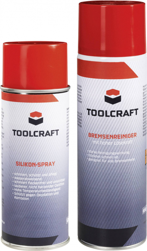 купить TOOLCRAFT Silikonspray 400 ml und Bremsenreiniger