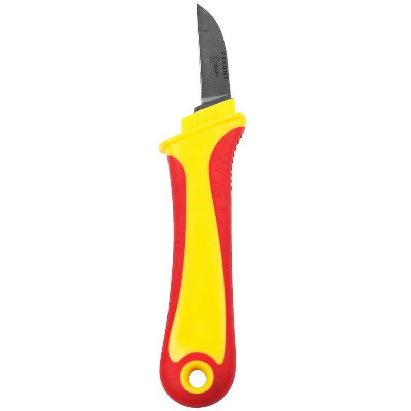 купить Нож монтажника нержавеющая сталь прямое лезвие Rexant 12-4936