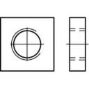 купить TOOLCRAFT  1061166 Vierkantmuttern M4   DIN 562