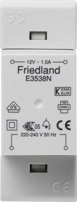 купить Friedland E3538N Klingel-Transformator 12 V/AC 1.5