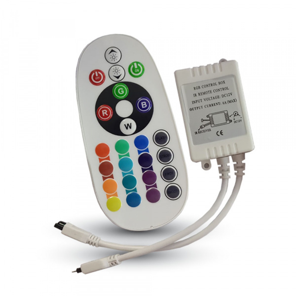 купить LIVT3625 Schrack Technik Infrarot Controller-Regler mit Fernbedienung 24 Tasten Rund