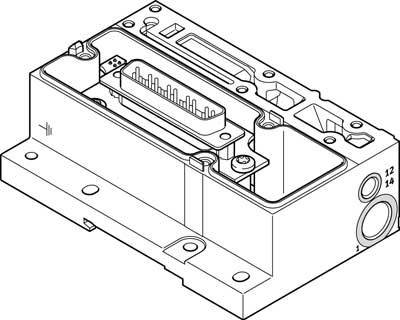 купить FESTO VMPA1-MPM-EPL-GU 540896 Zubehoer Elektrik-Ans
