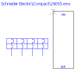 купить 29055 Schneider Electric trip unit - TMD 16 A 4 poles 4d / NS100