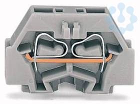 купить Клемма 2х(0.08-1.5мм) 2-х проводн. сер. (уп.50шт) WAGO 260-301