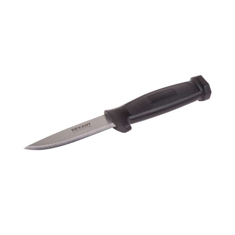 купить Нож строительный нержавеющая сталь лезвие 100мм Rexant 12-4923