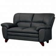 купить Мягкая мебель EF_ERest_BAYUдиван 2м кож+к/з черный (DIZARO NERO 8500-N)