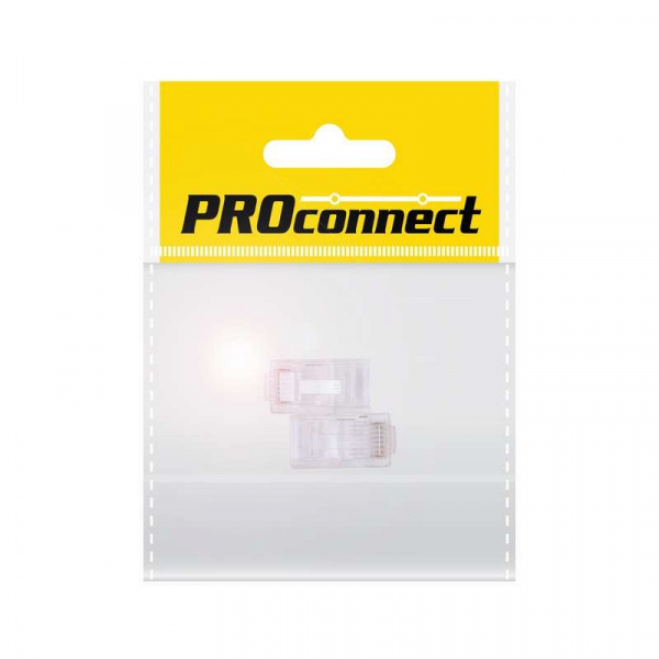 купить Джек штекер 8Р8С CAT 5е (уп.2шт) PROCONNECT 05-1021-6-8