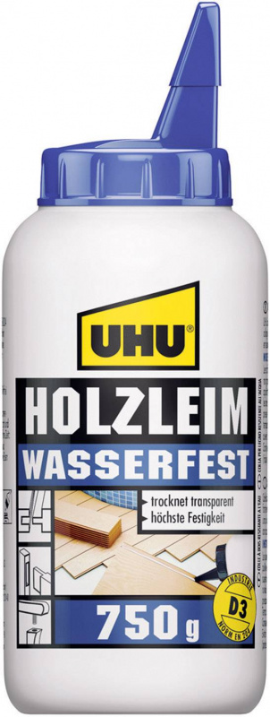 купить UHU Wasserfest Holzleim 48520 750 g