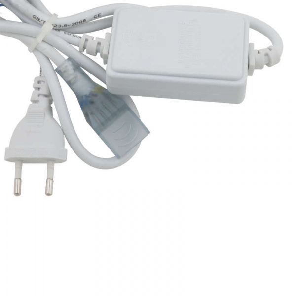 купить Провод электрический UCX-SP4/B67-RGB WHITE 1 STICKER для подключения многоцветных светодиодных лент ULS-5050 RGB сетевого напряжения к сети 220В Uniel 07692