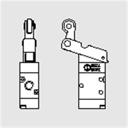 купить 7001000600 Metal Work 70 series valve mechanical couplings 1/8" 3/2 unidirectional roller with spring mechanical normally closed