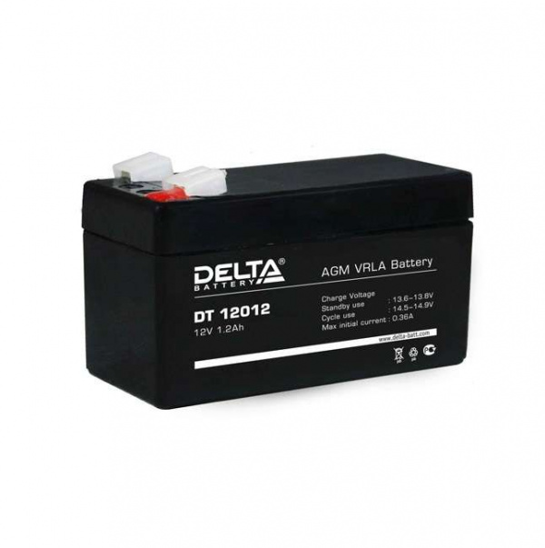 купить Аккумулятор 12В 1.2А.ч Delta DT 12012